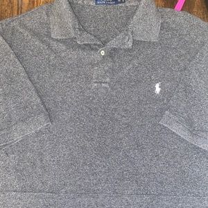 Polo Ralph Lauren 2XLT XXL Tall Short Sleeve Grey Heather 24 X 34 Big Tall